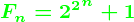 2^2^n + 1